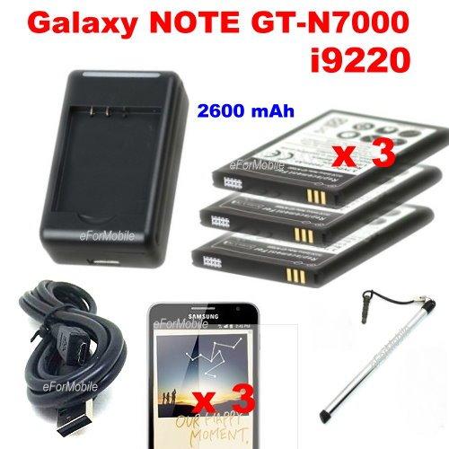 Foto batería móvil del reemplazo para la nota gtn7000 i9220 de la galaxia de Samsung