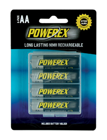Foto Baterías powerex mhraa4-2700 – 4xaa NiMH 1,2v 2700mAh