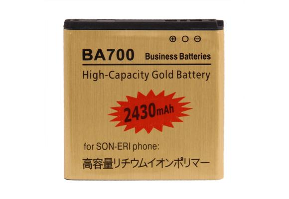 Foto Bateria BA700 Sony Xperia Neo - Xperia Pro Gold 2430mah