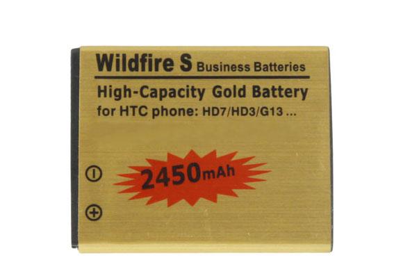 Foto Bateria HTC Wildfire S - G13 - HD7 - HD3 Gold 2450mah