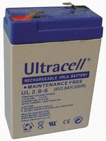 Foto Bateria recargable estanco impermeable 6v 2.8ah acumulador plomo gel
