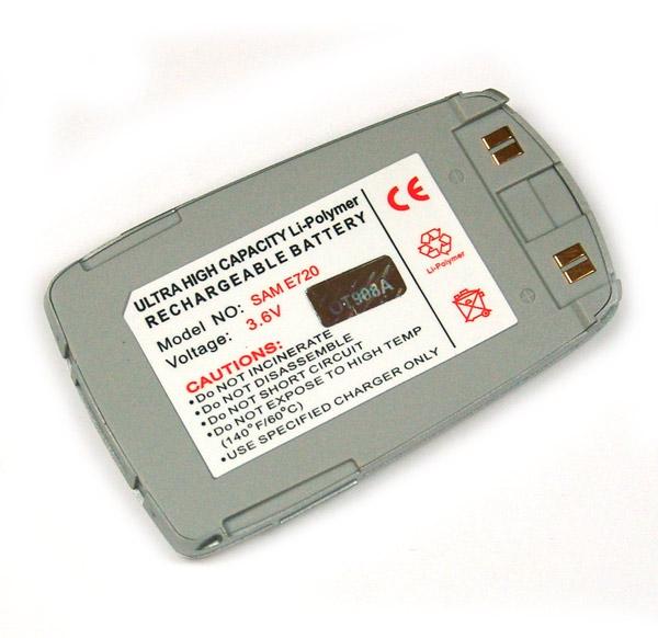 Foto Bateria Samsung SGH-E720, plata, Litio Polymer