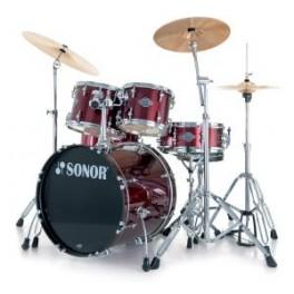 Foto Bateria sonor smart xtended studio wine red.platos.