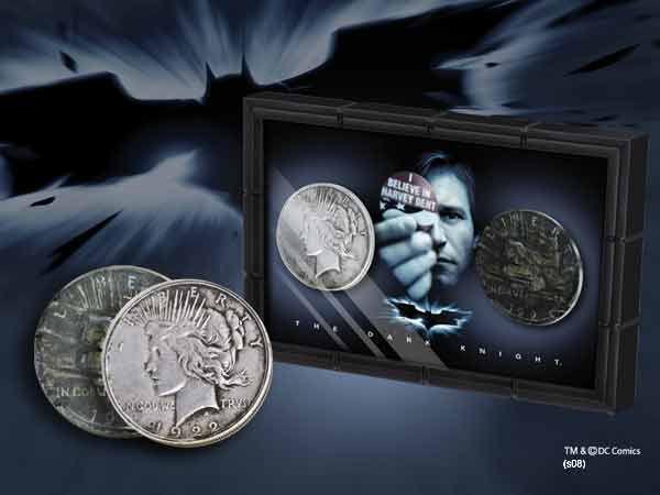 Foto Batman El Caballero Oscuro Replica Harvey Dent & Two-Face Monedas