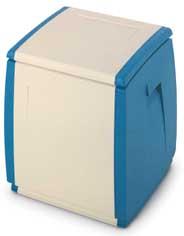 Foto BAUL BOX 50L ARENA/AZUL 1001248
