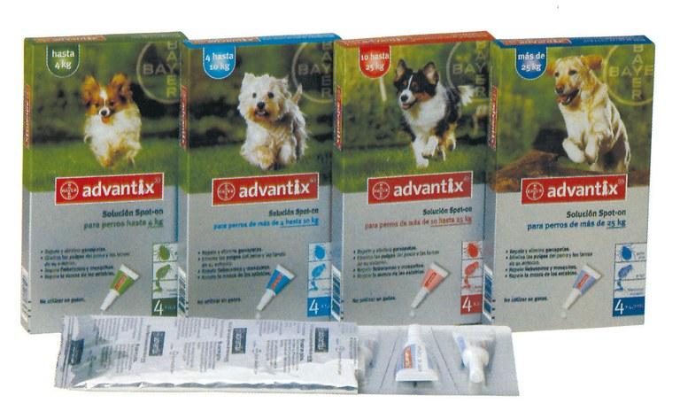 Foto Bayer advantix 4x4.0 ml. > de 25 kg.