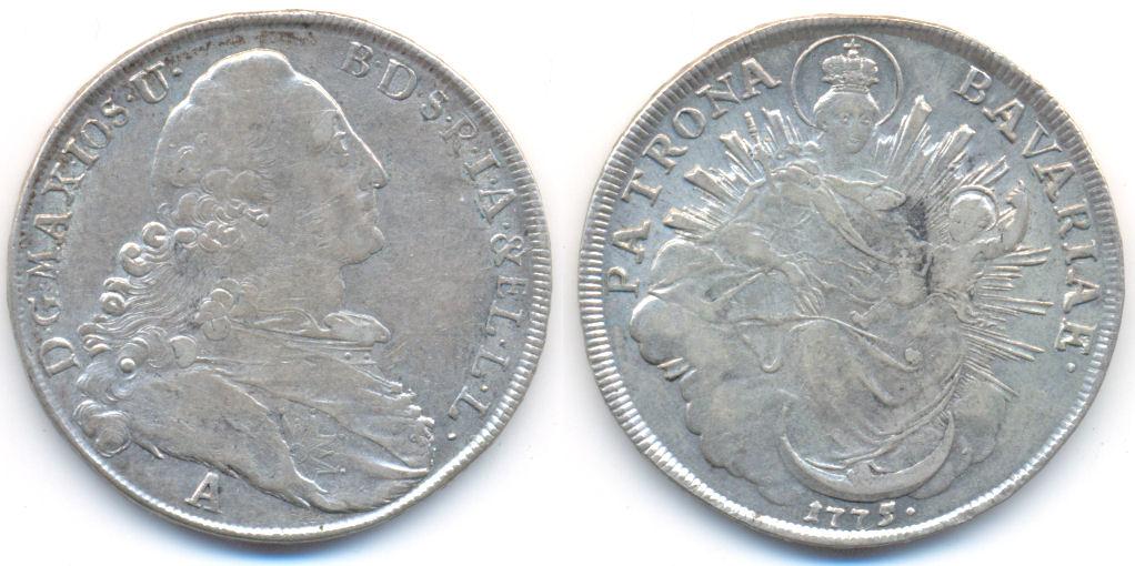 Foto Bayern: Max Iii Joseph, 1745-1777 Madonnentaler 1775 A Amberg