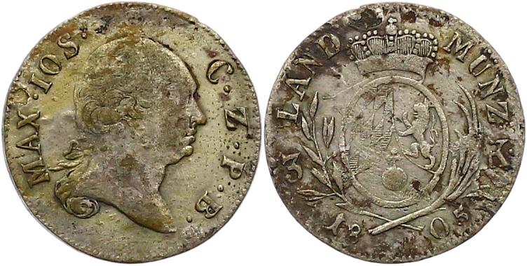 Foto Bayern 3 Kreuzer 1805
