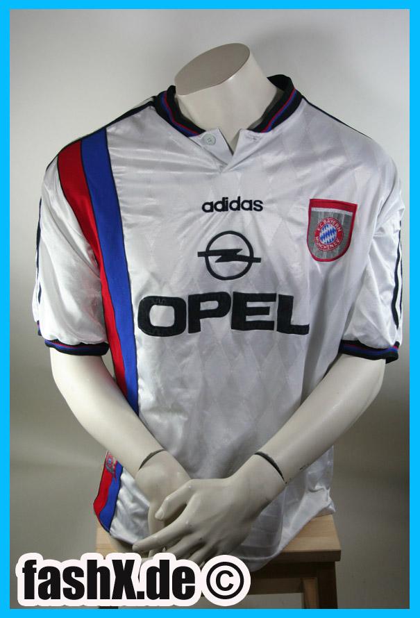 Foto Bayern München Maillot Uefa Cup 1996 Adidas blanco XL Rizzitelli