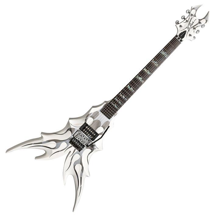 Foto BC Rich Draco Ghost Flame Limited Edition Guitarra Eléctrica