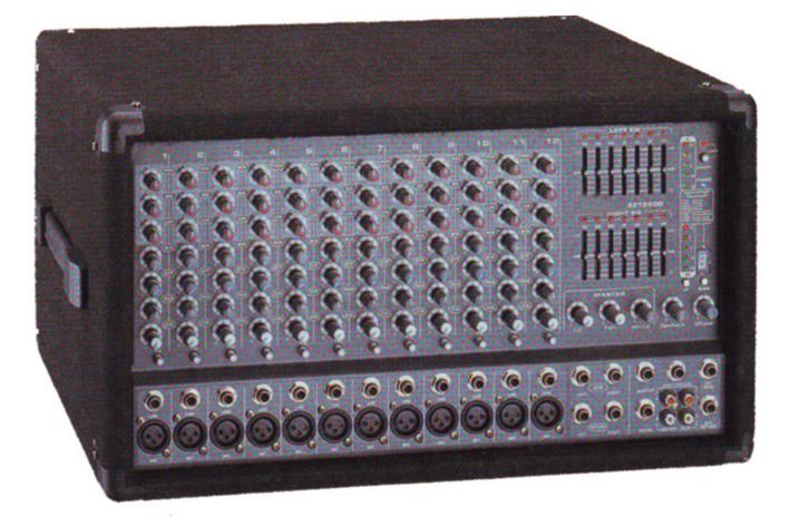 Foto Bct C 122. Mesa de mezclas autoamplificada