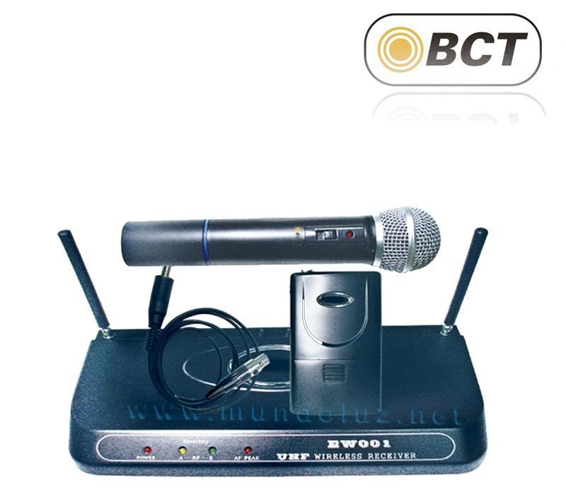 Foto BCT sistema wireless de mano WM-20 SG KIT