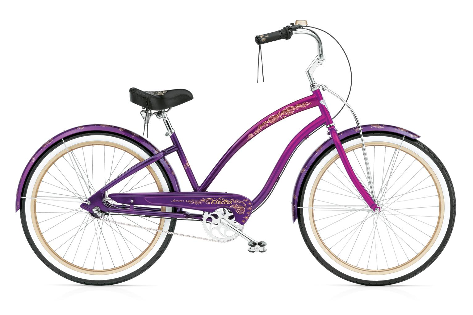 Foto Beach Cruiser Electra Bike Karma 3i ladies violeta para mujer , ta...