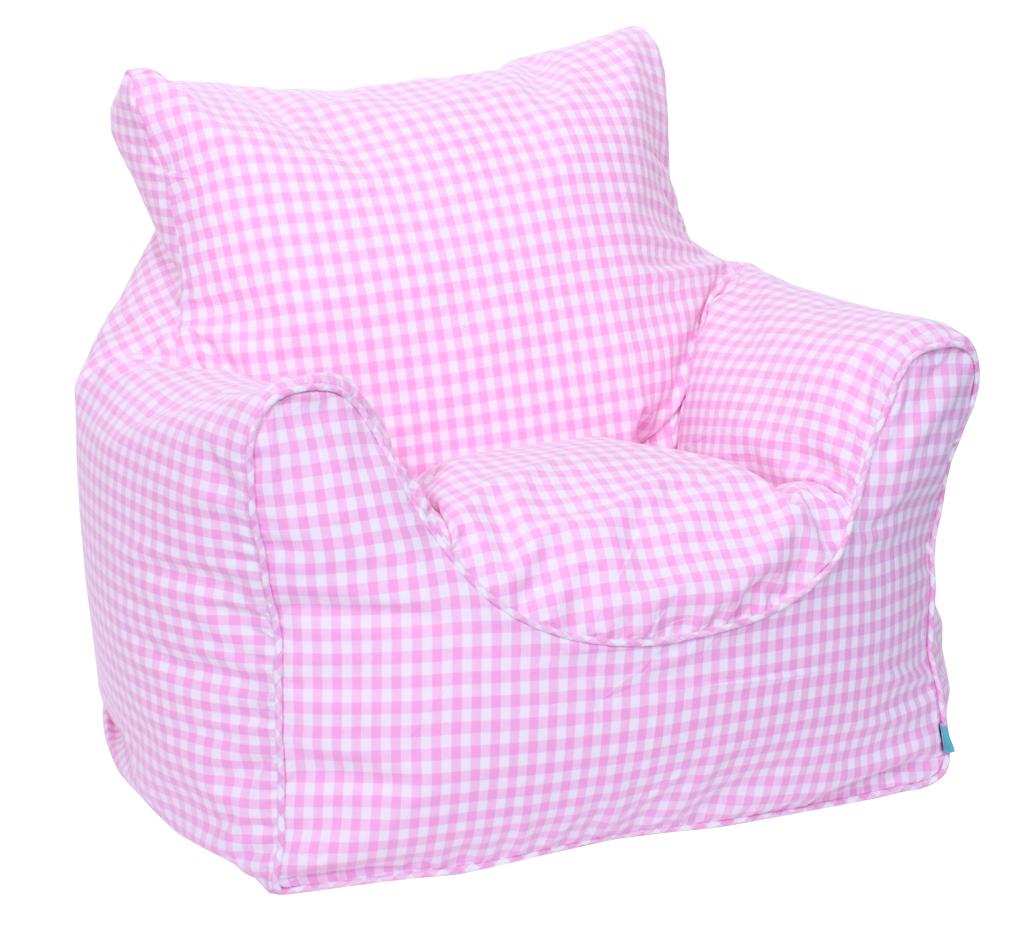Foto Bean Bag Chair - Pink Gingham