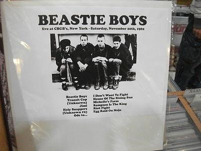 Foto Beastie Boys ' Live At Gbgb's , York 1982 ' Lp Mint
