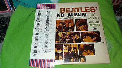 Foto Beatles Second Album Japan Pressing With Obi And Booklet