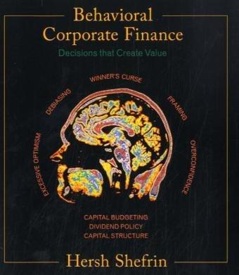 Foto Behavioral Corporate Finance (McGraw-Hill/Irwin Series in Finance, Insurance, and Real Est)