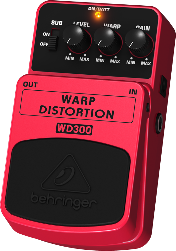 Foto Behringer Warp Distortion WD300 Pedal de Efectos para Guitarra