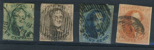 Foto BELGICA BELGIQUE Nº 9/12 1858 - 1861 LEOPOLD 275€