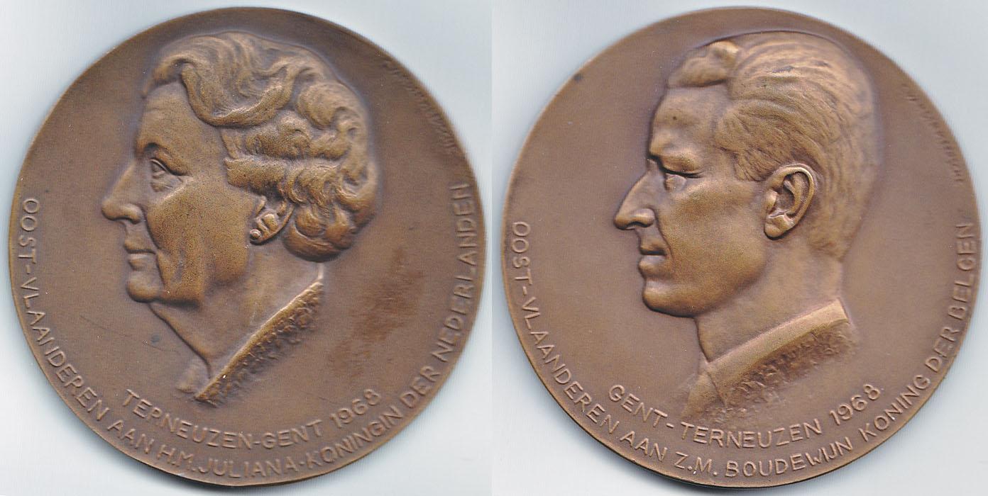 Foto Belgie Bronzemedaille 1968