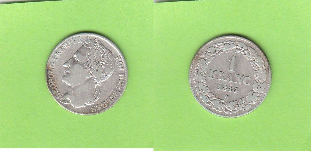 Foto Belgien 1 Franc 1844