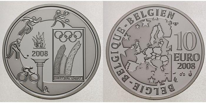 Foto Belgien 10 Euro 2008
