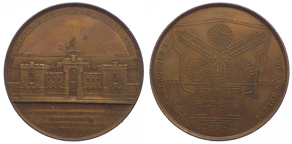Foto Belgien-Antwerpen, Stadt Bronzemedaille 1856
