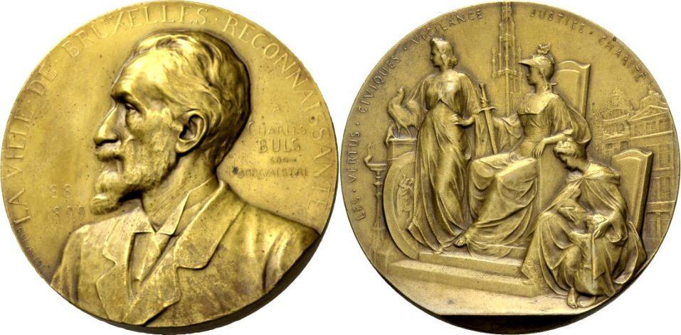 Foto Belgien, BrÜSsel Bronzemedaille 1899