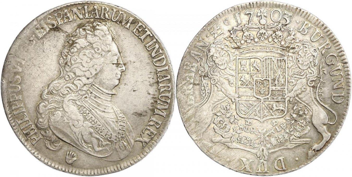 Foto Belgien-Brabant Ducaton 1703
