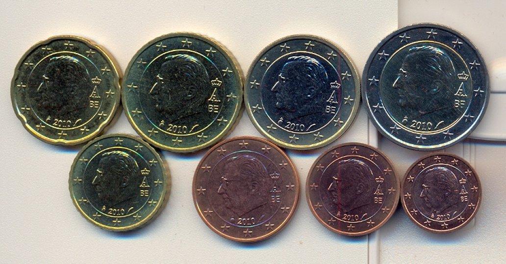 Foto Belgien Euro Kursmünzensatz 2010