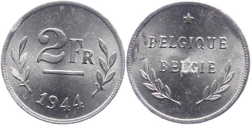 Foto Belgien-Königreich Francs 1944