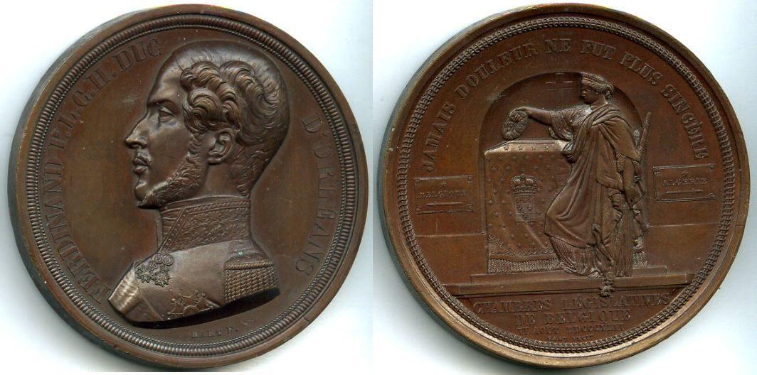 Foto Belgien Medaille 1842