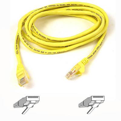 Foto Belkin Cat 5e Network Cable 05 M Utp Snagless Amarillo