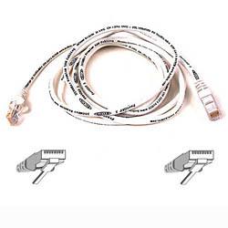 Foto Belkin Cat 5e Network Cable 05 M Utp Snagless Blanco