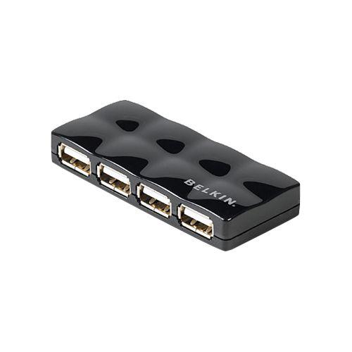 Foto Belkin Hi-Speed Usb 2.0 4-Port Mobile Hub - Hub - 4 X...