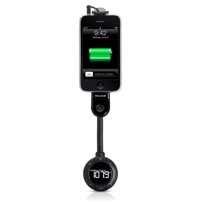 Foto Belkin TuneBase transmisor FM iPhone y iPod negro