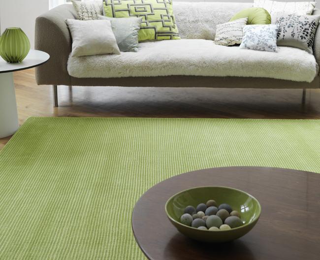 Foto Bellagio Bellagio-Green Light green Rectangle Rugs Plain/Nearly Pl ...