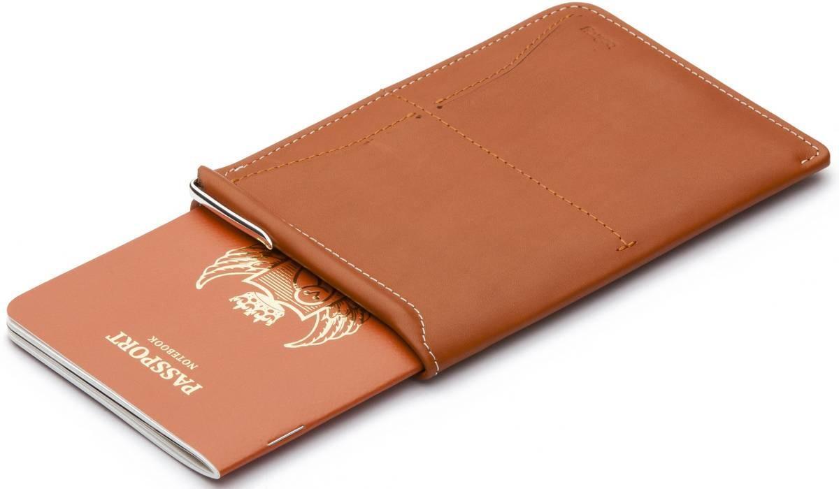 Foto Bellroy Passport Sleeve Wallet - Tan