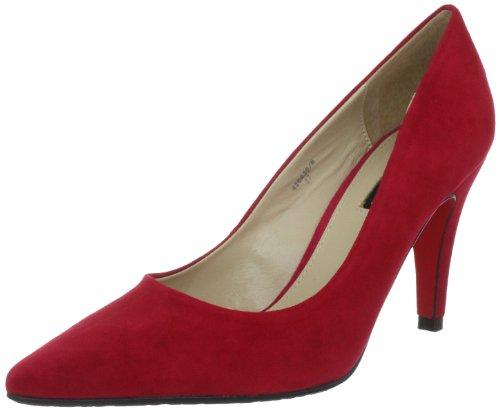 Foto Belmondo 428630/M 428630/M - Zapatos clásicos de ante para mujer, color rojo, talla 36