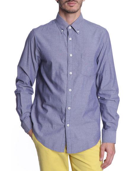 Foto BEN SHERMAN - Camisa Oxford cambray azul