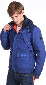 Foto Bench Mardi chaqueta azul rojo M