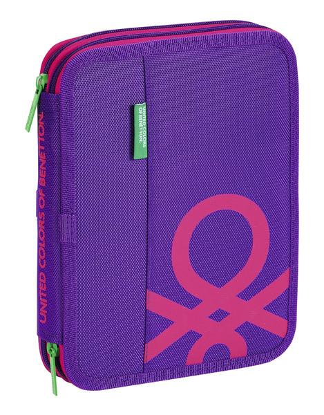 Foto Benetton Purple - Plumier Doble Grande 55 piezas