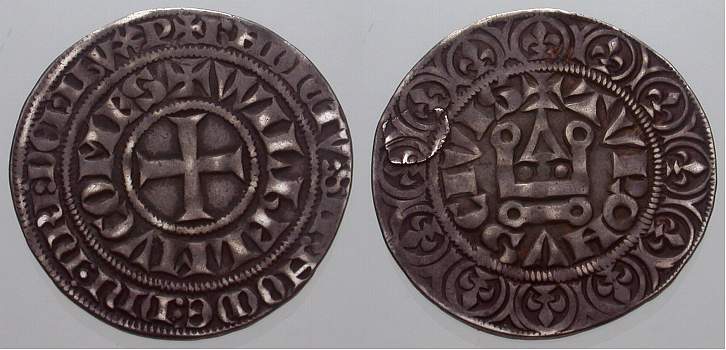 Foto Berg Turnosgroschen 1360-1408