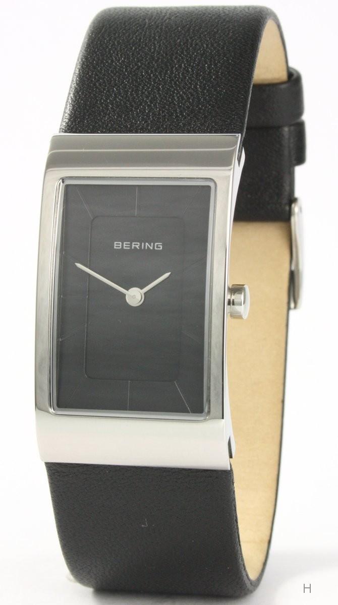 Foto Bering Classic 10222-402 Rectangular Reloj de Mujer Negro Correa de Pi