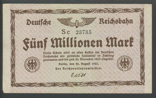 Foto Berlin Mg 002 06b Sc 5 Millionen Mark 22 08 1923