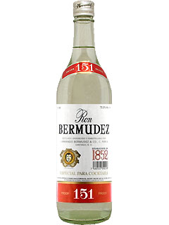 Foto Bermudez Silver Rum 151° Proof 0,7 ltr
