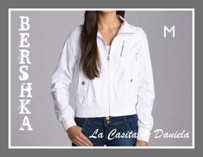 Foto Bershka Cazadora Blanca T.m // Bershka Woman White Jacket Size M