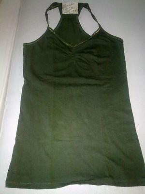 Foto Bershka ( Grupo Zara )- Shirt / Top / Camiseta Tirantes Verde Caqui -  M