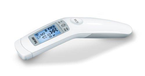 Foto Beurer FT90 - Termómetro digital clínico sin contacto con la piel, memoria 60 mediciones, color blanco