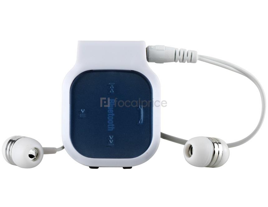 Foto BH-204 Stereo Clip Headset Bluetooth (Blanco)